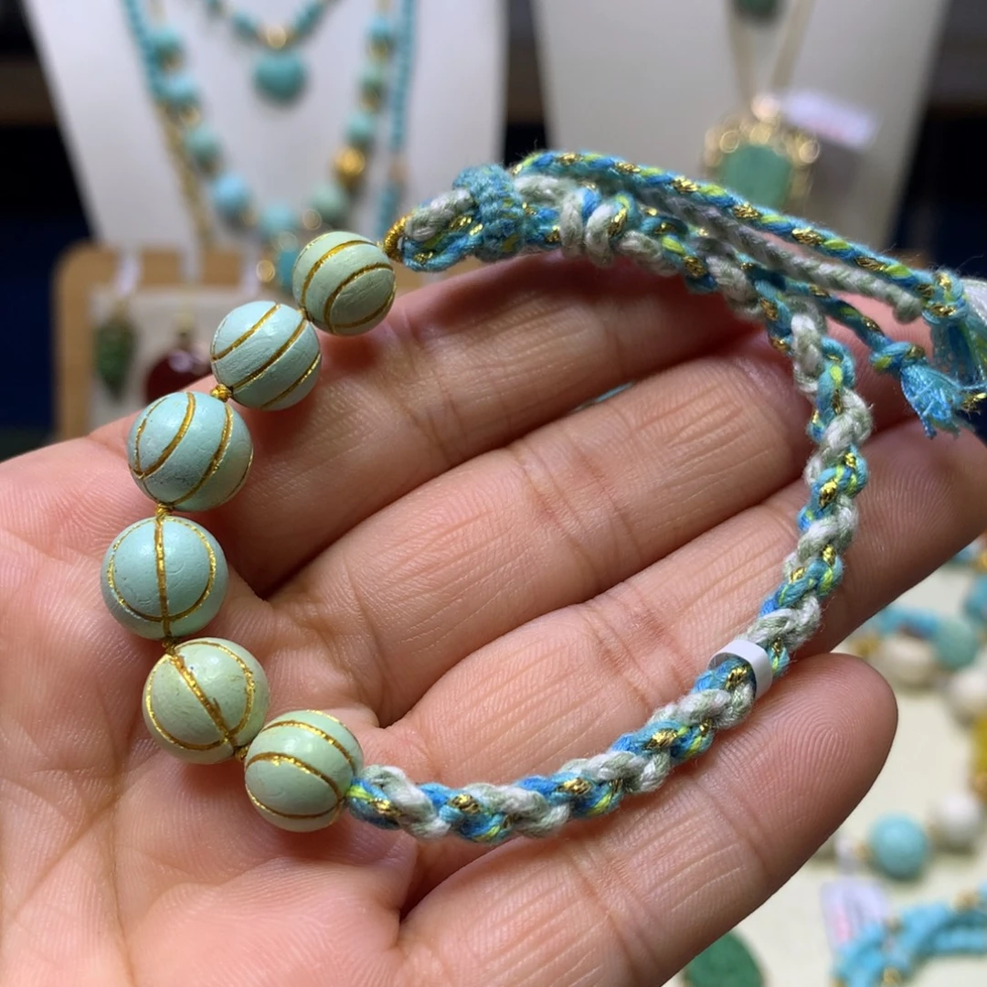 绿松石未镶嵌手绳