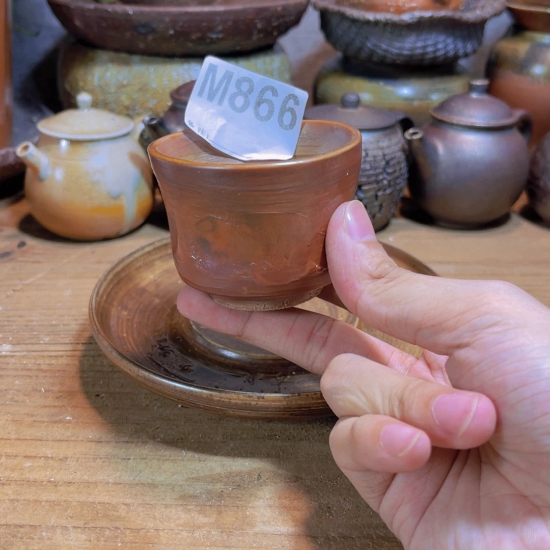 纯手工制作工艺（柴烧）裸烧纯手工制作柴烧866