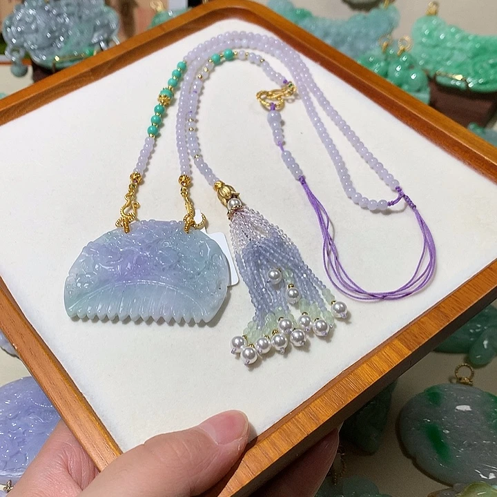 颈饰未镶嵌翡翠翡翠吊坠