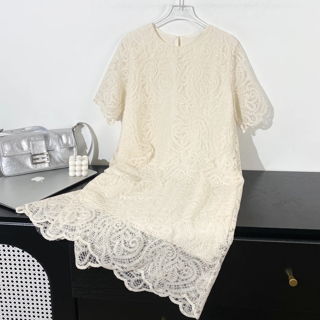 小韩日记【浪漫蕾丝】连衣裙显瘦气质时尚夏季休闲百搭轻奢6513