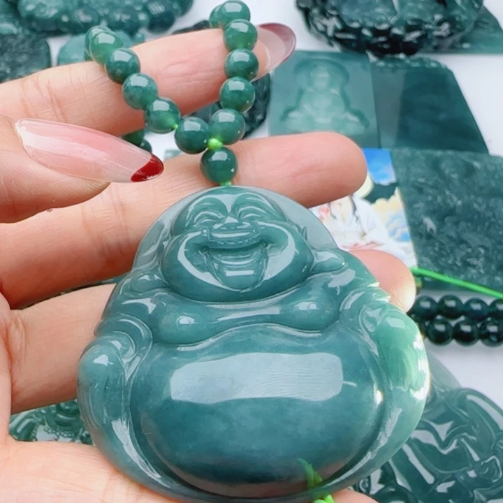 翡翠未镶嵌颈饰多样性发货天然A货翡翠