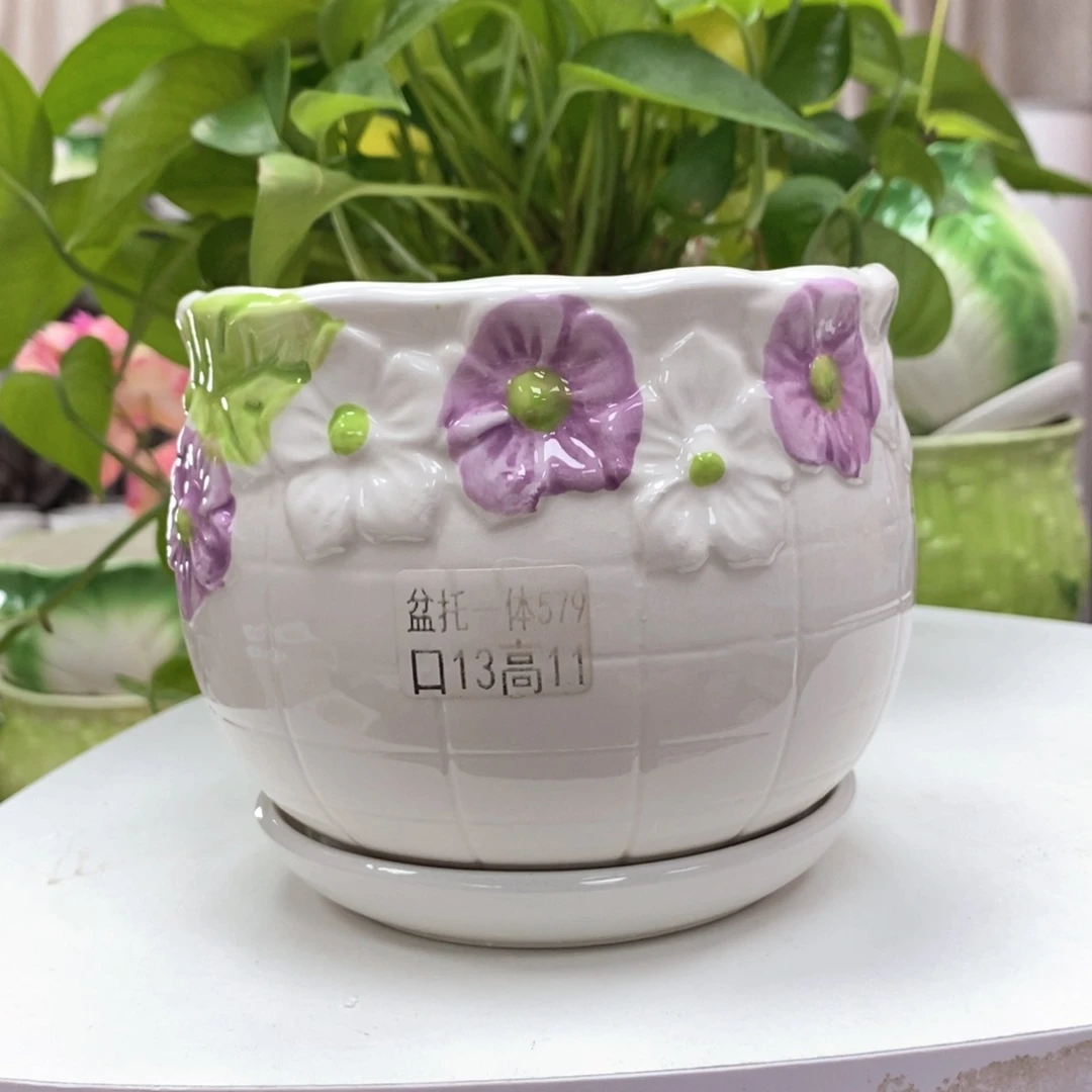 @夏西陶瓷花盆@@5579