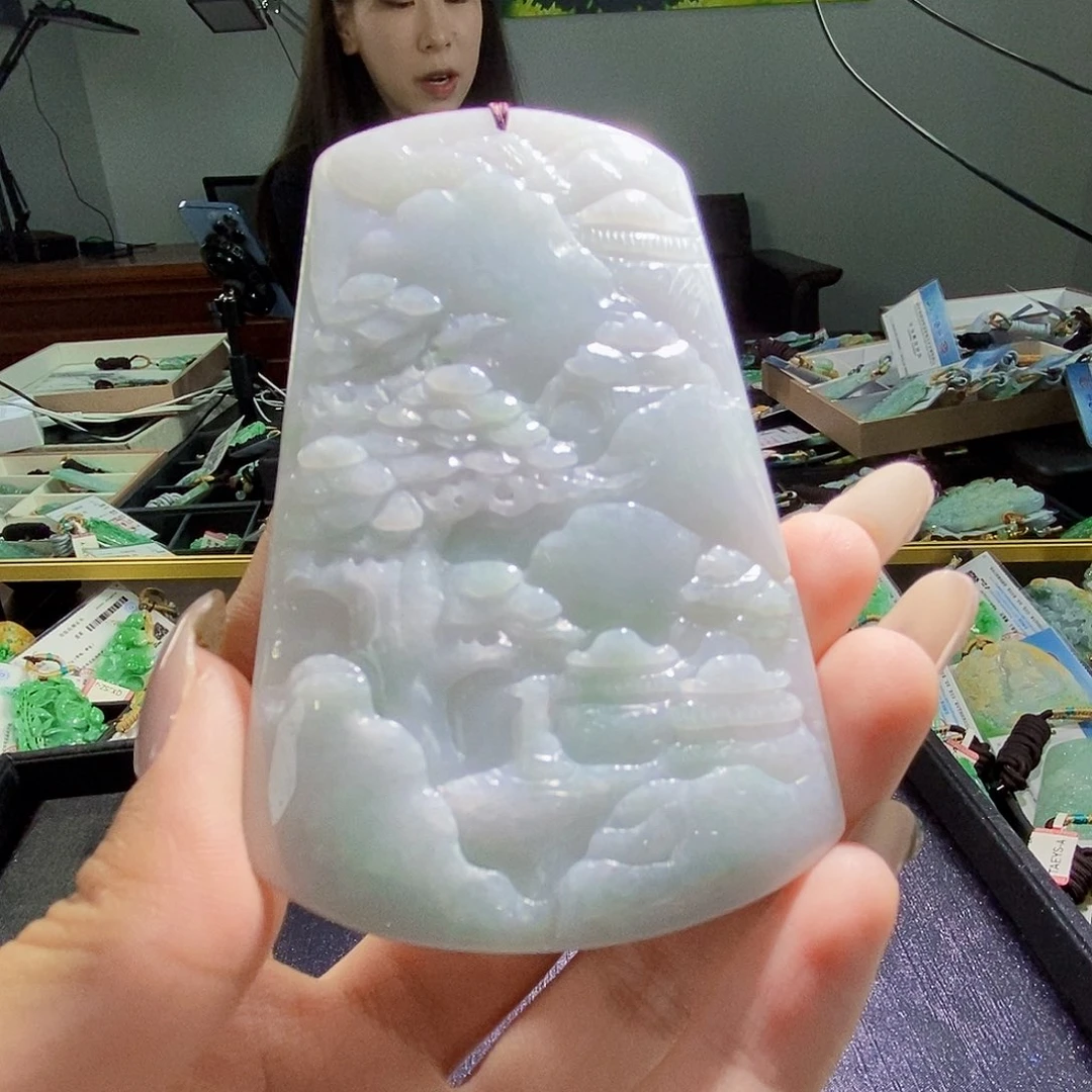 颈饰未镶嵌翡翠翡翠