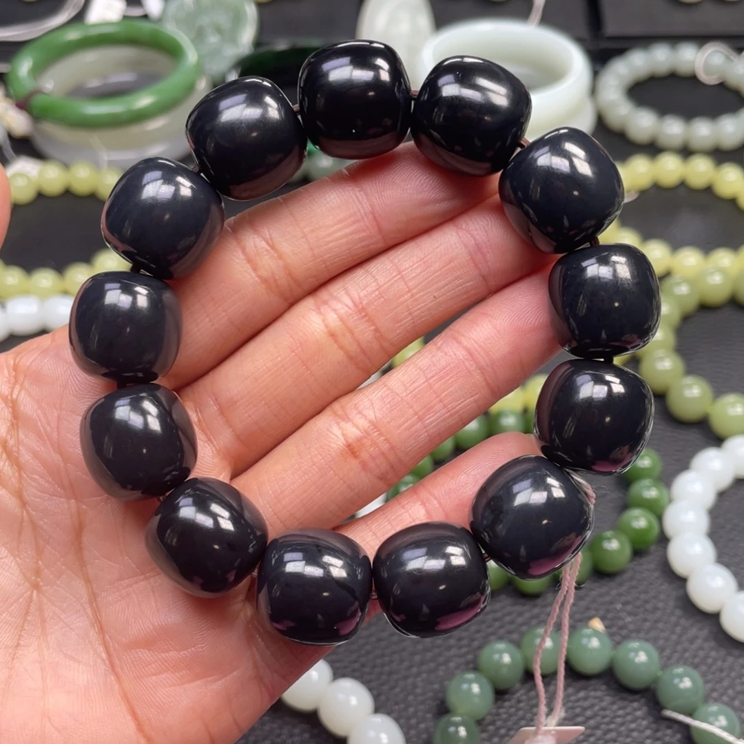 和田玉未镶嵌手链