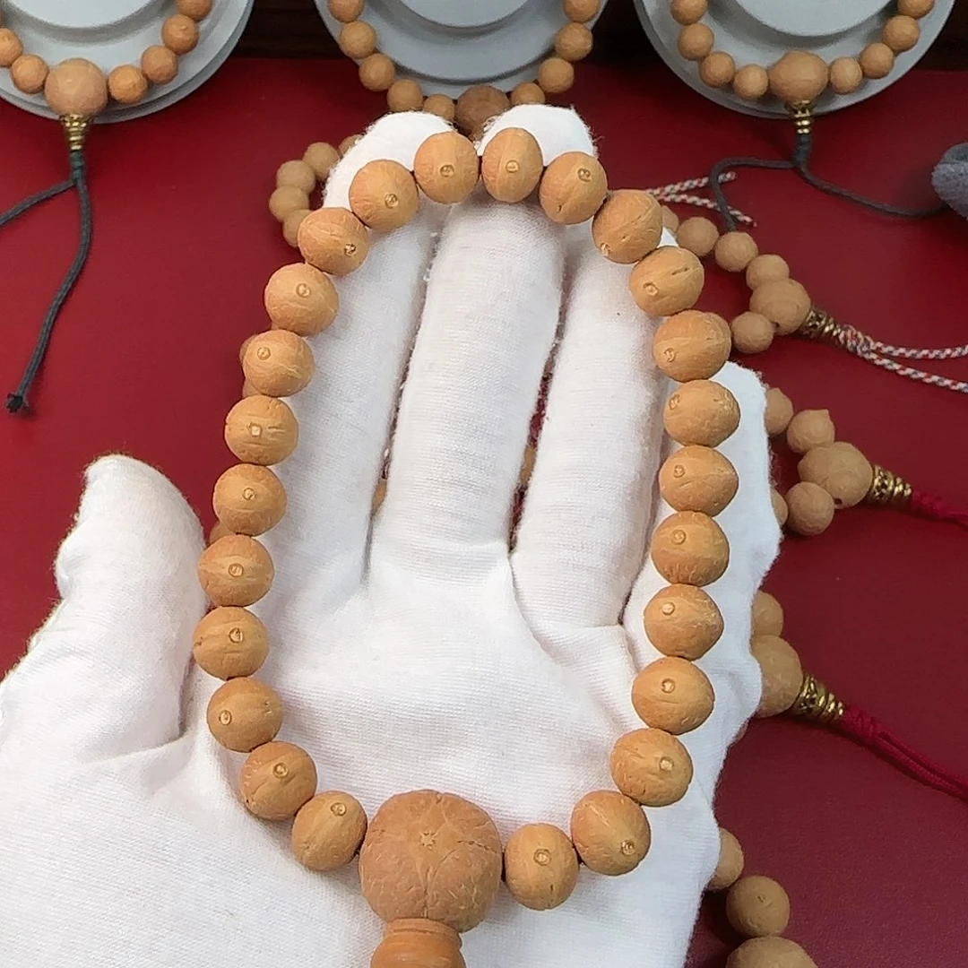 凤眼菩提吊坠25年新籽尼泊尔凤眼菩提10.5黑金实心矮桩