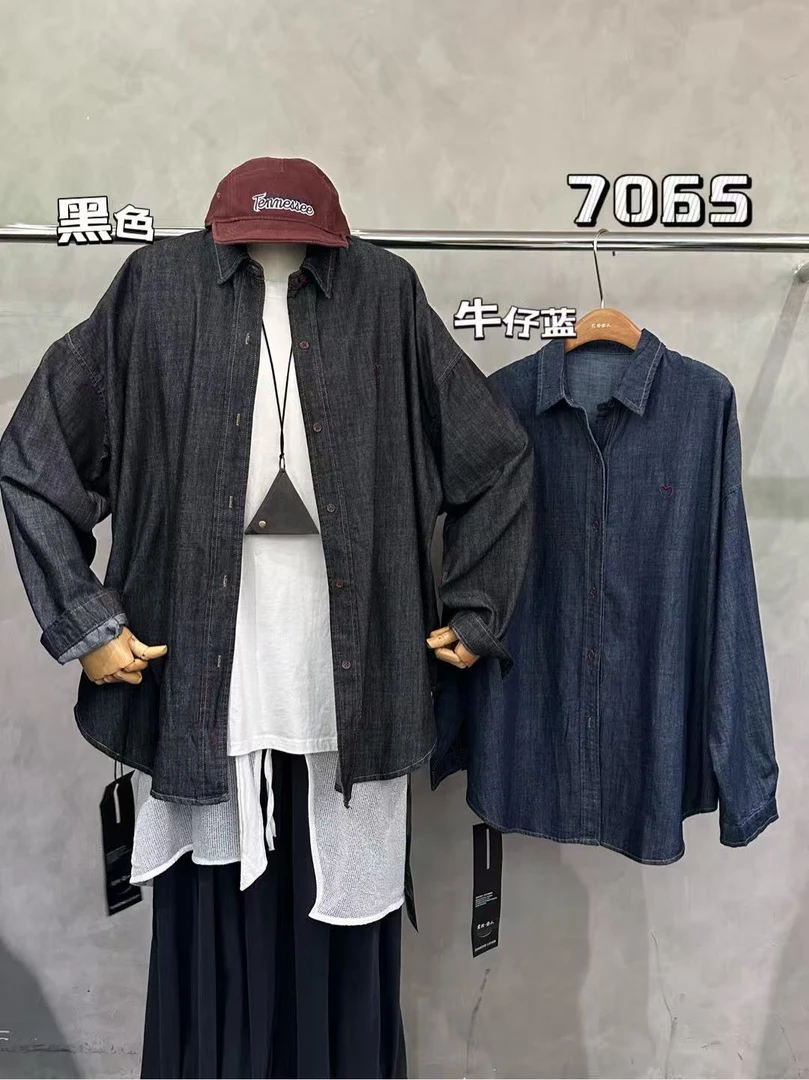 米多多 KLLR#7065#时尚气质复古休闲衬衫