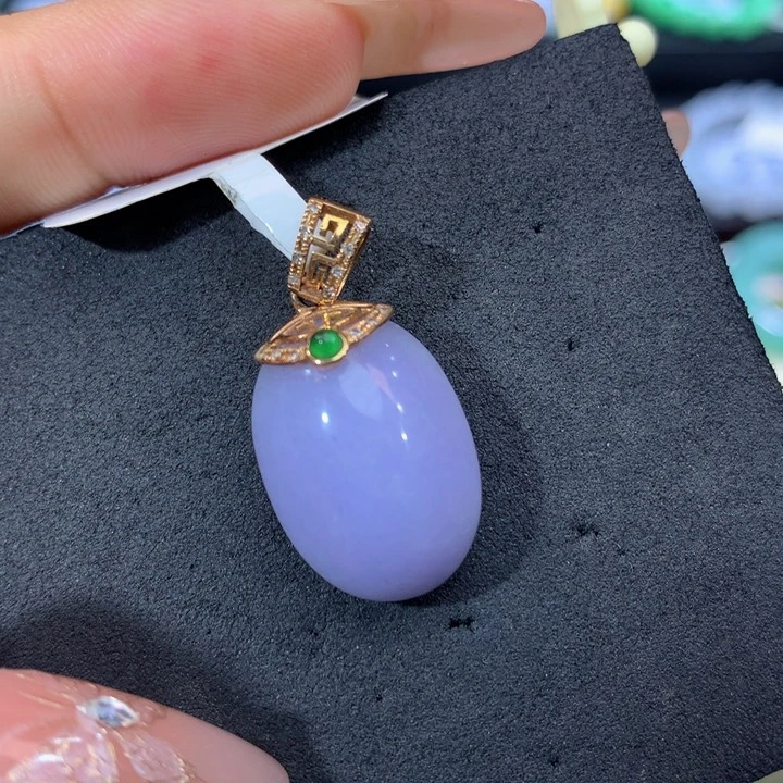 18K金镶嵌手链翡翠小*翡翠