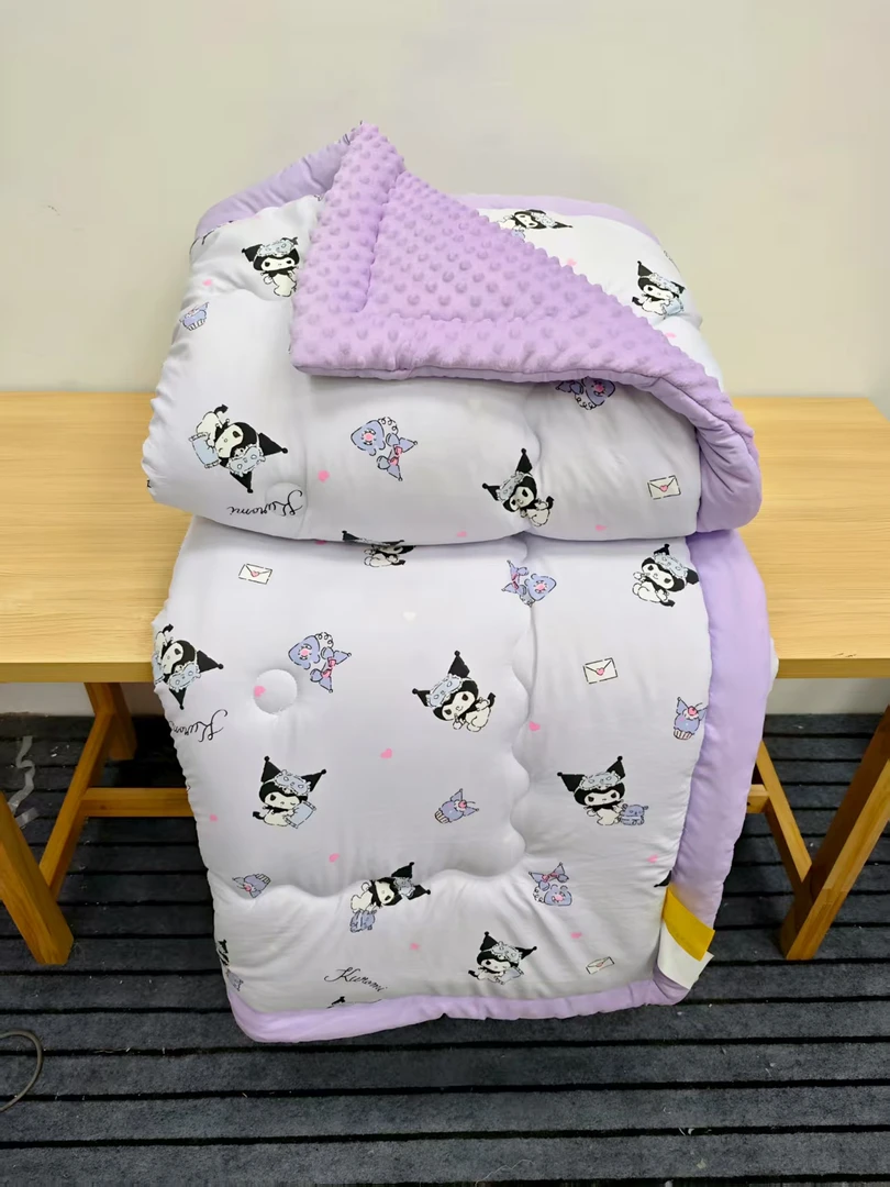 【紫色库珞咪豆豆被】150*200四季可用春秋被柔软亲肤舒适被子被芯