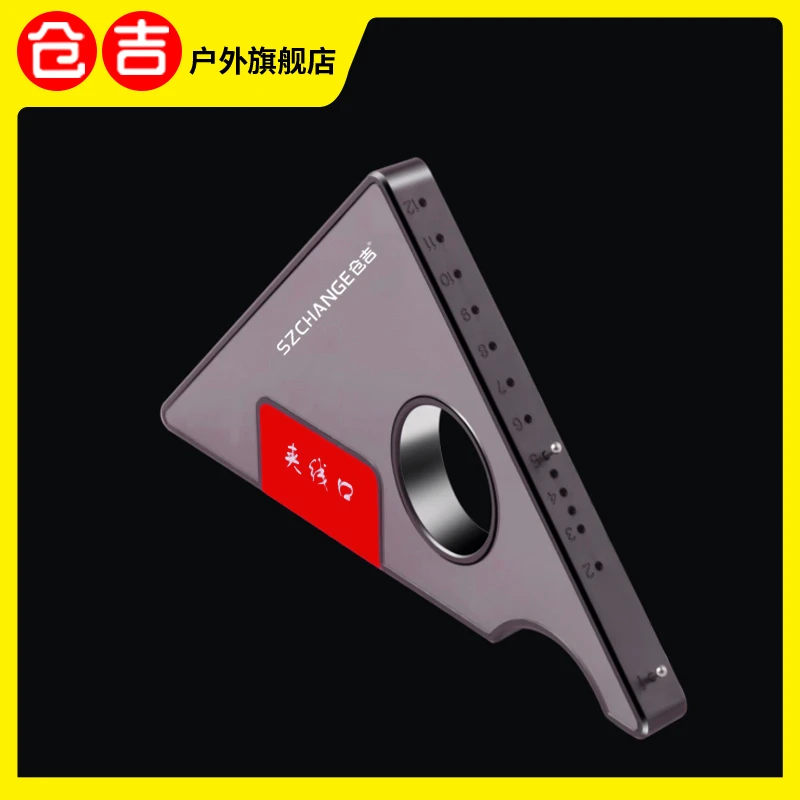 子线打结器三角子线钩距尺专业双针多功能打结器渔具配件