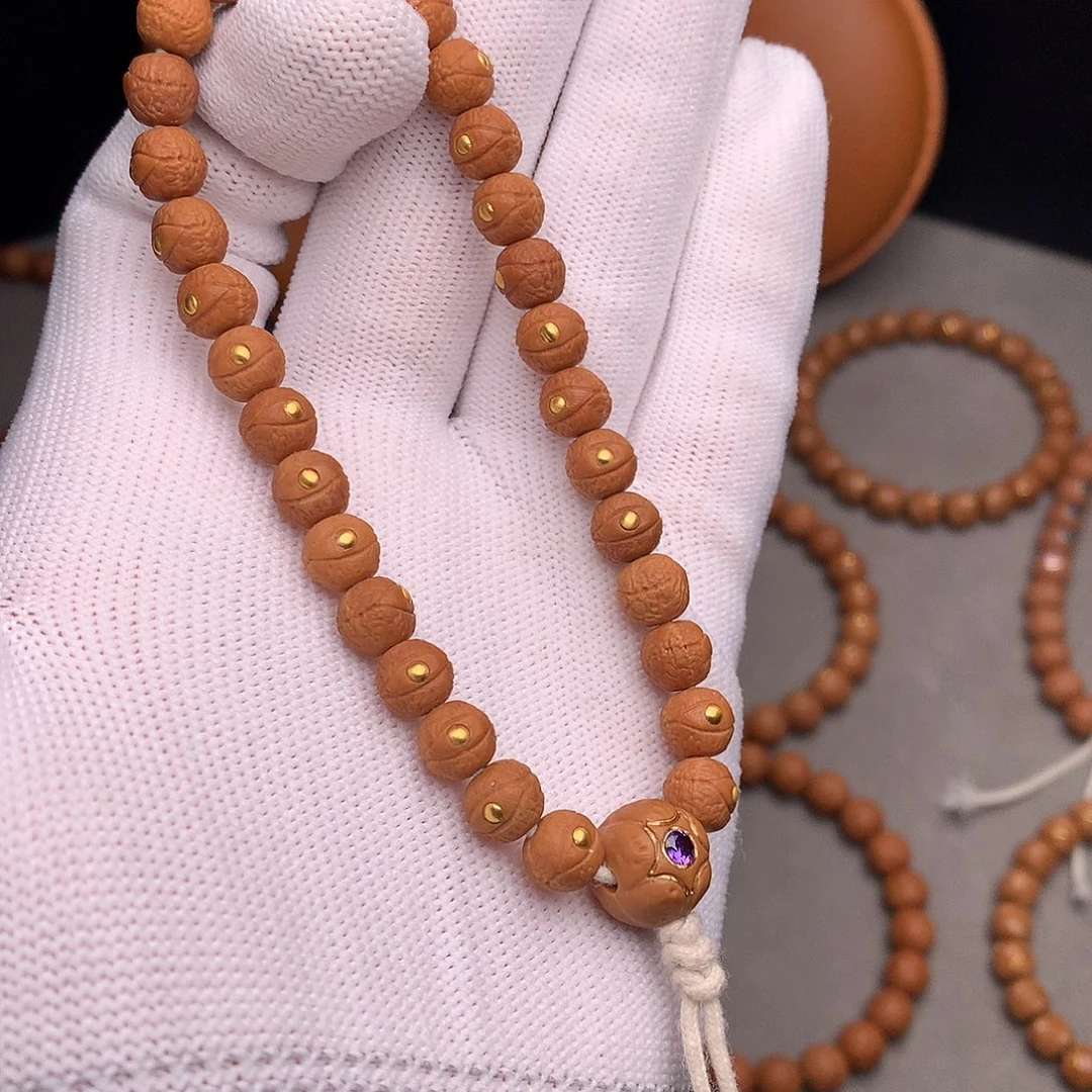 手串猴头核桃猴头雕刻凤眼7+尺寸