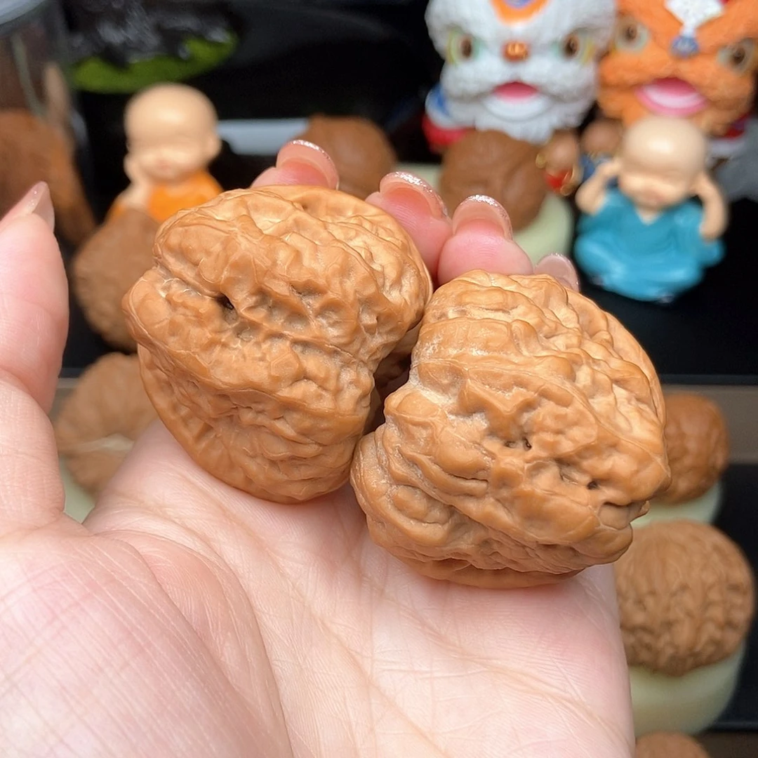 文玩核桃把件43蛤蟆头