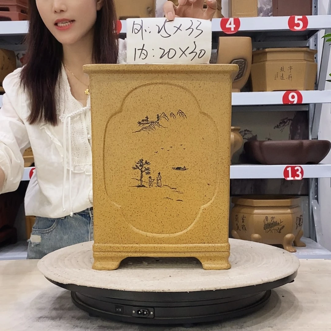 紫砂花盆紫砂花盆