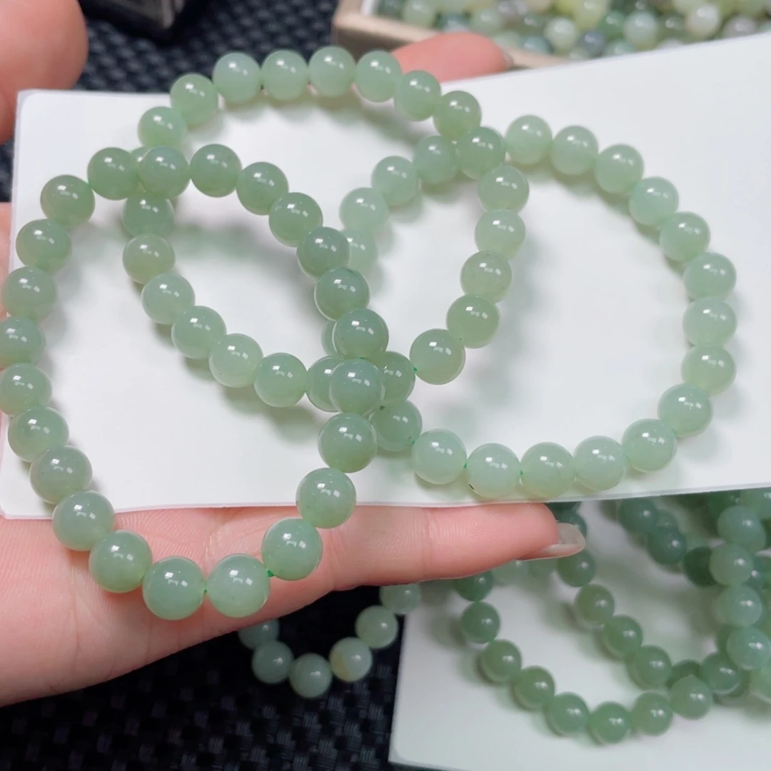 和田玉未镶嵌颈饰晴水手串5