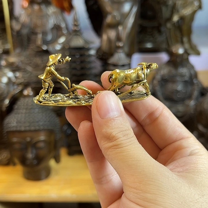 黄铜案台摆件物品摆件