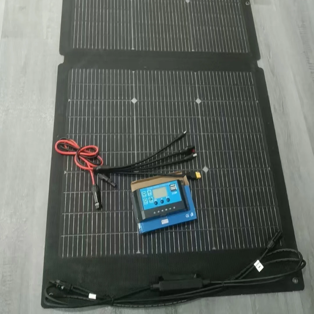 220瓦18v双面发电冲移动电源充12v电瓶玻璃好