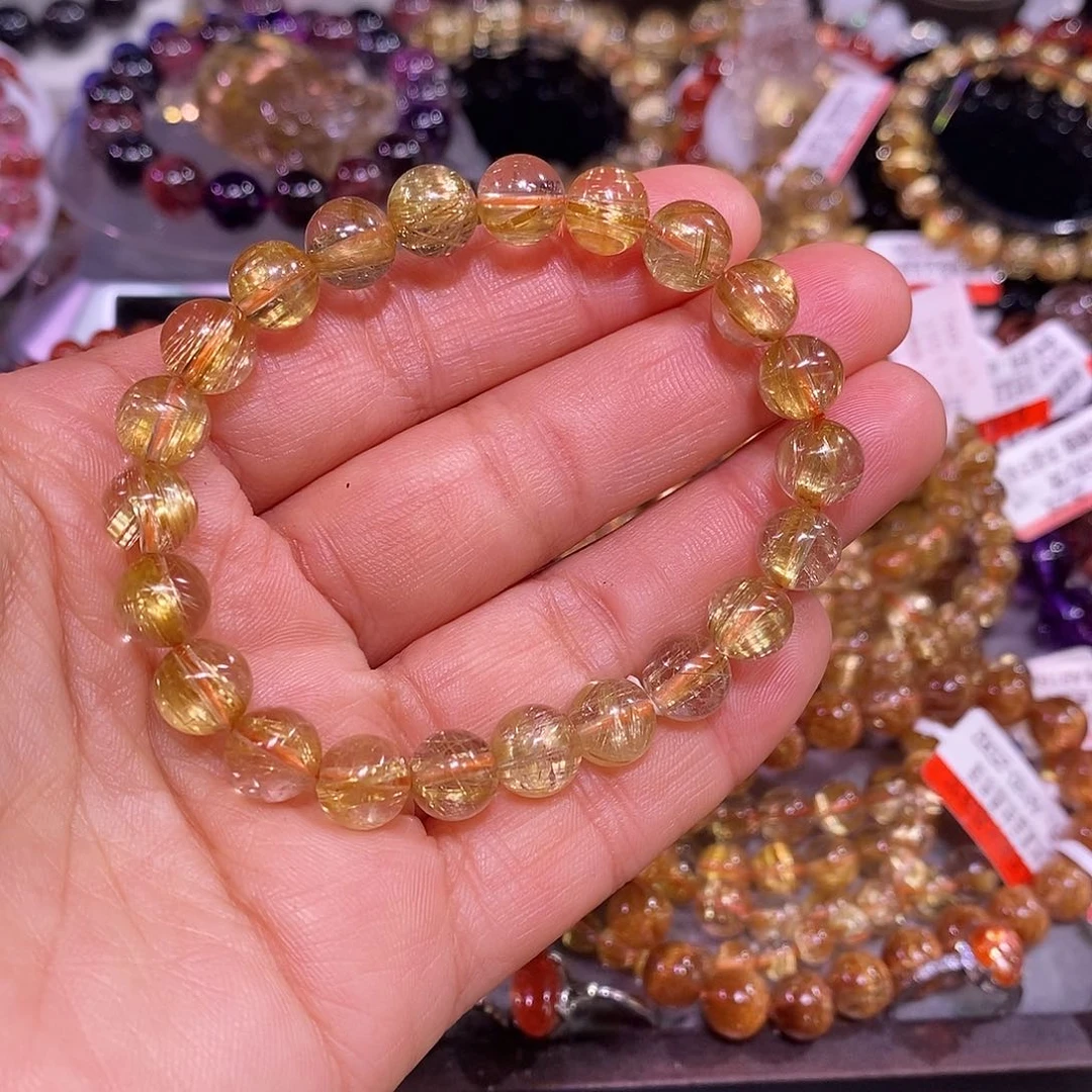 未镶嵌手链水晶金钛晶8