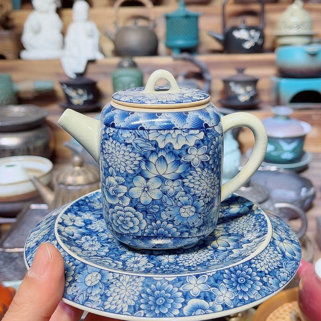 陶瓷香炉茶具摆件