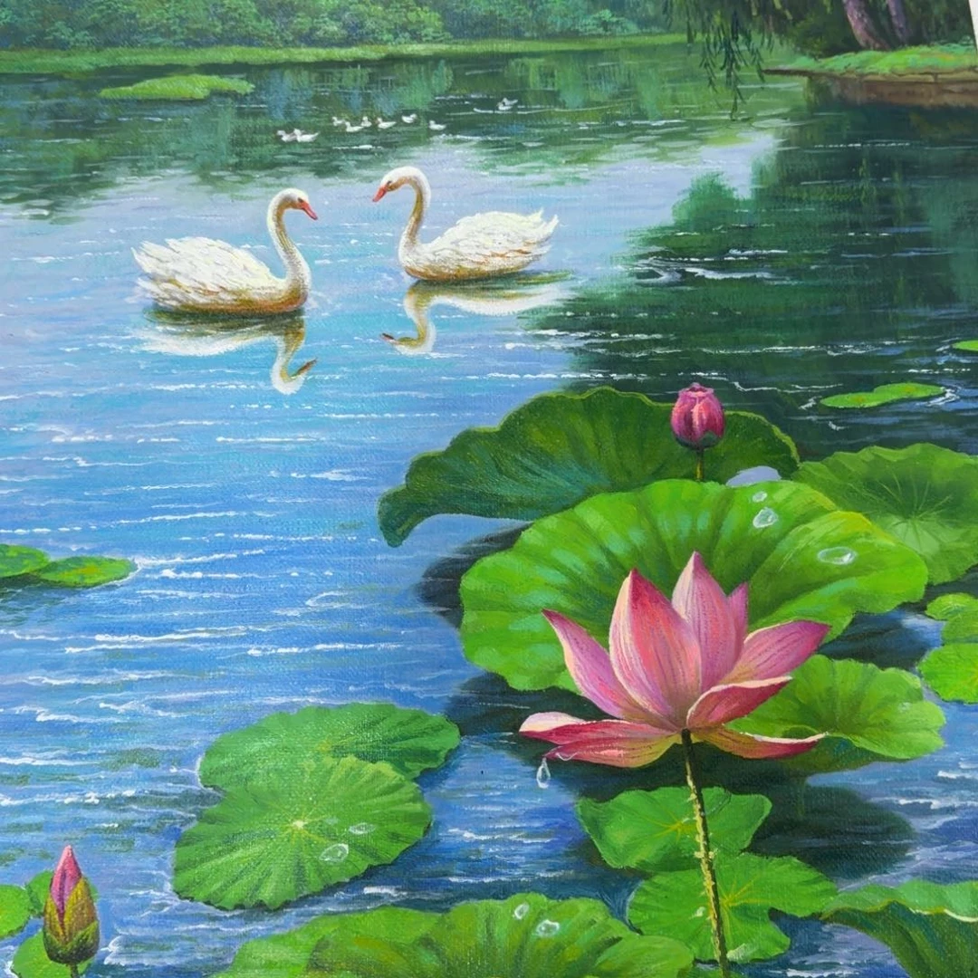 油画我在你心里就是一坨