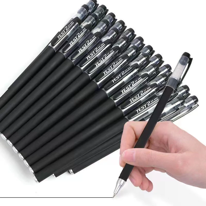 【②.⑨⑨到手20支】中性笔碳素黑签字笔学生商务办公考试刷题用