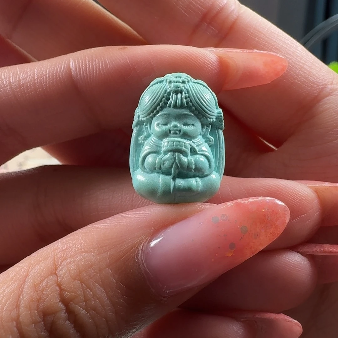 绿松石未镶嵌吊坠(不含链)扎基拉姆
