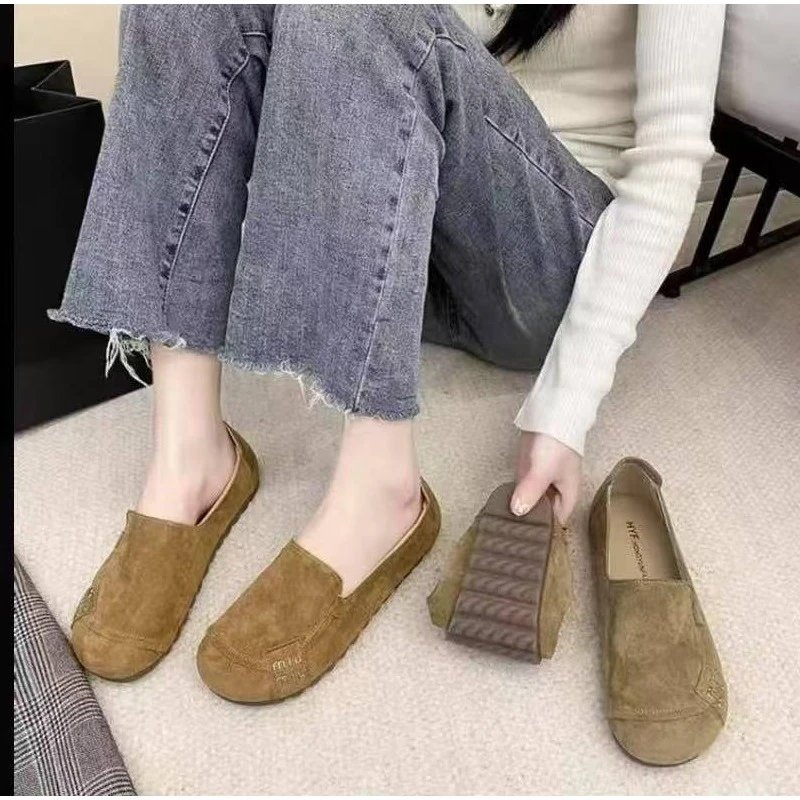 春季新款踩屎感勃肯鞋软底厚底女鞋小单鞋7286