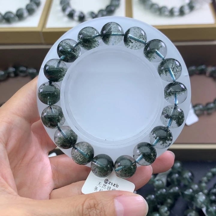 未镶嵌手链水晶l绿幽灵