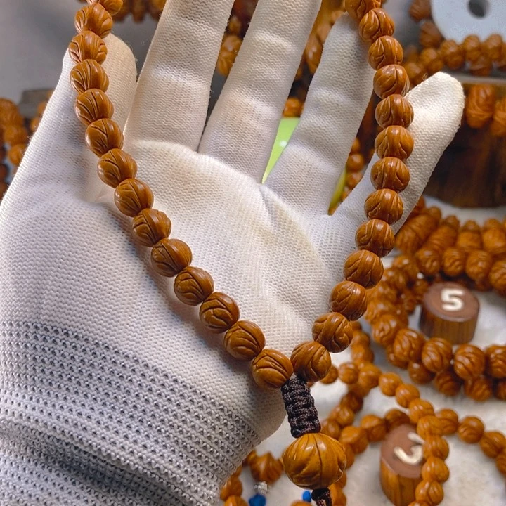 桃核手串氕*氚精品玉龙脊大手持