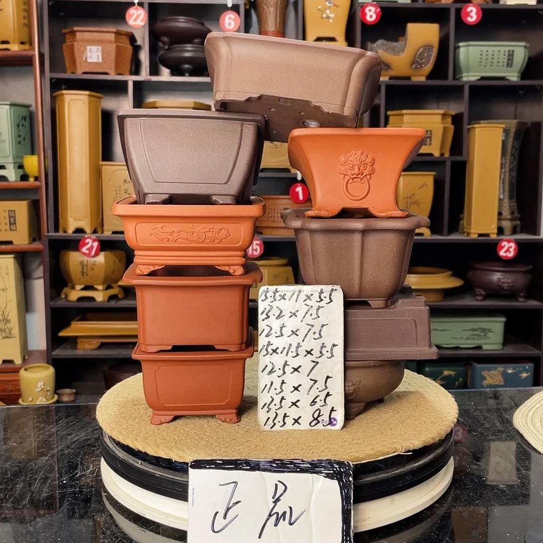 D-盆尚好紫砂花盆