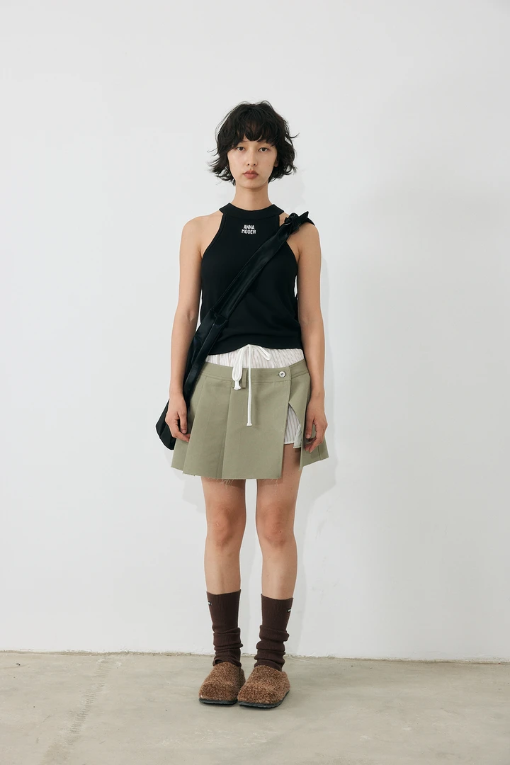 ANNAMOOER设计师品牌休闲款半裙AM71Q25