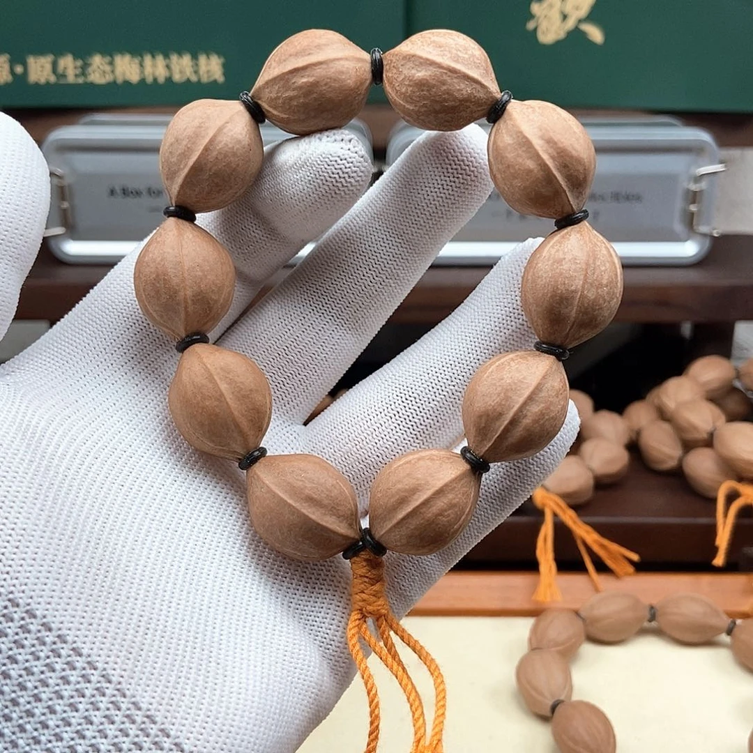 橄榄核手串1825三花短圆