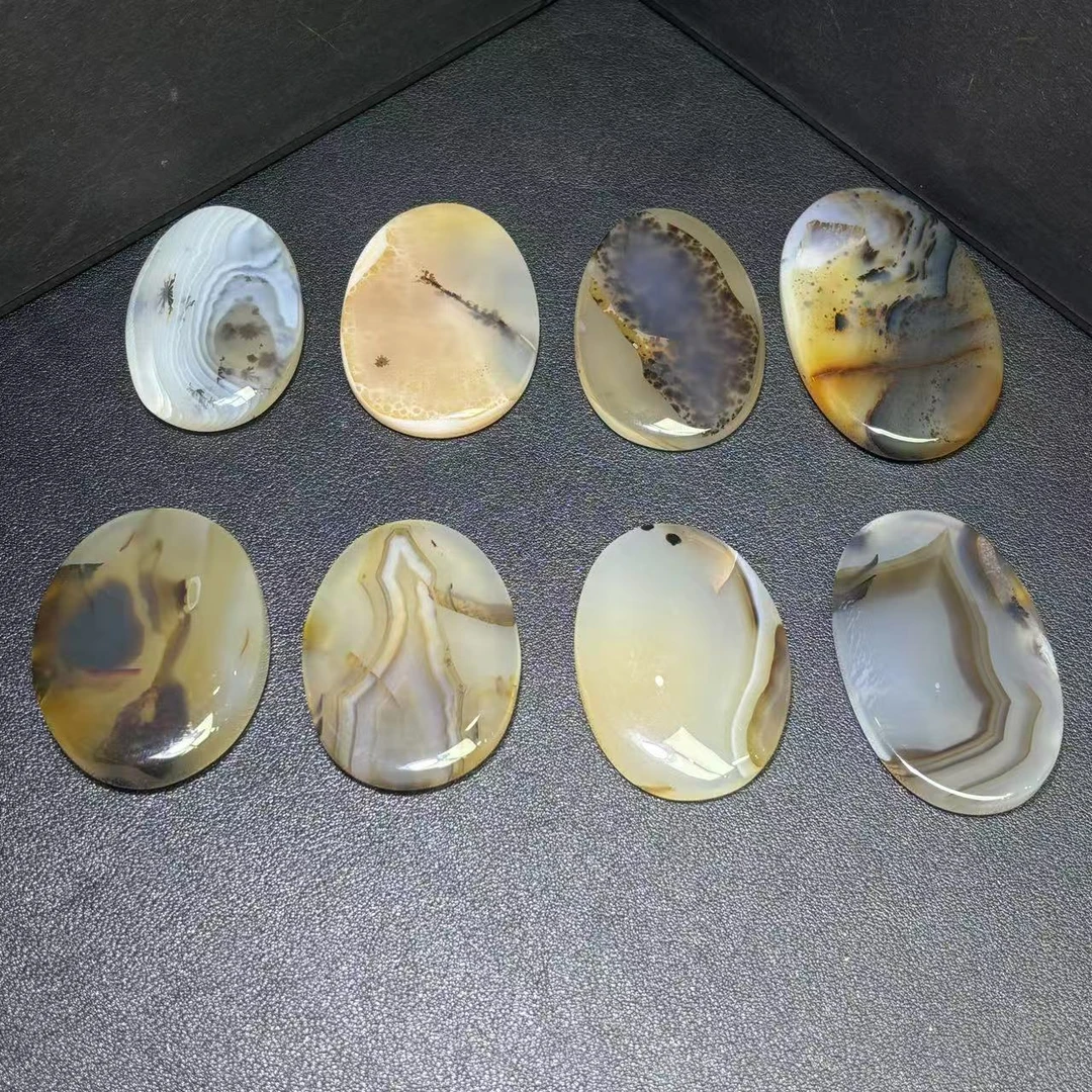 面面来财珠宝S8167-水冲玛瑙白吊坠-配绳-多样性发其一