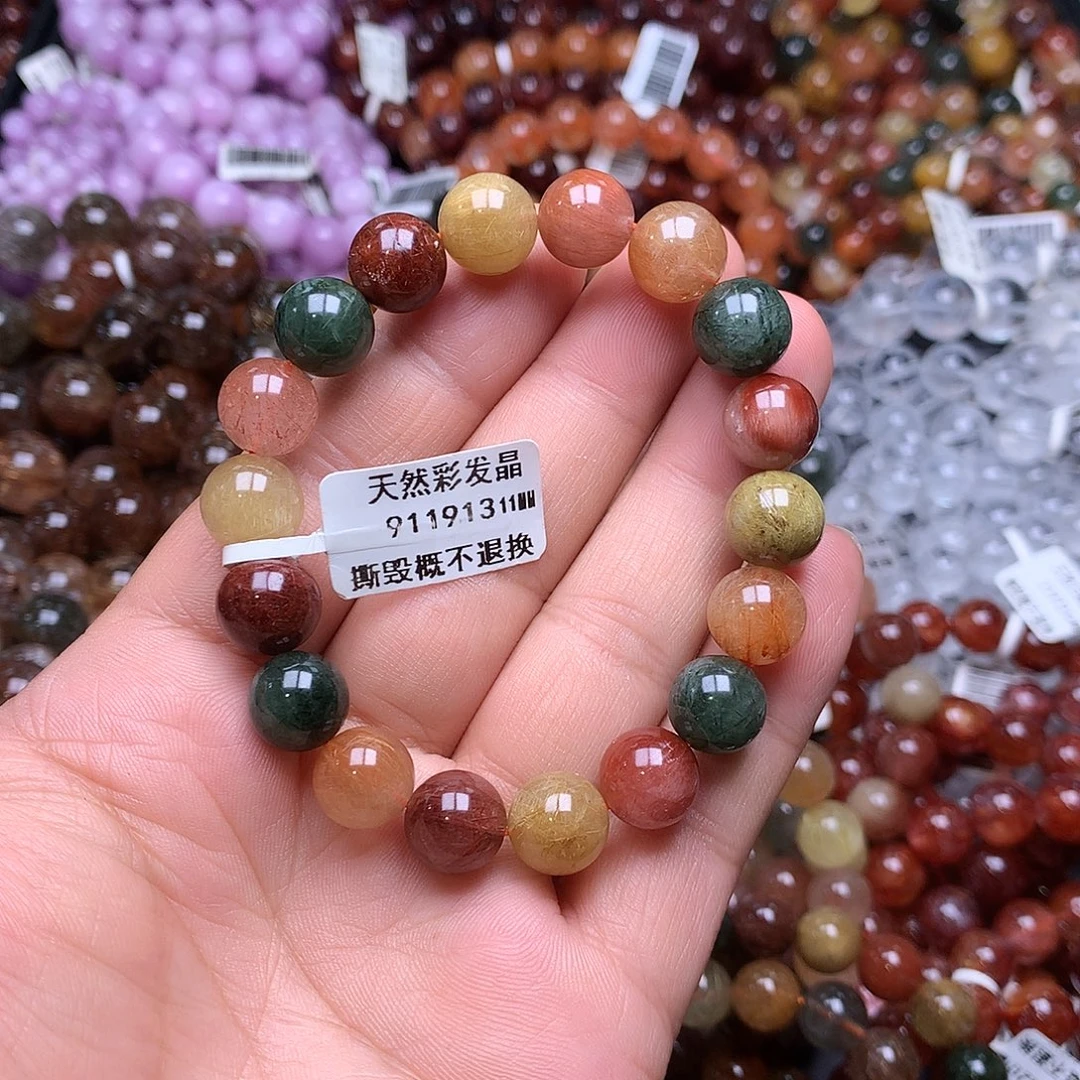 水晶手链未镶嵌，，