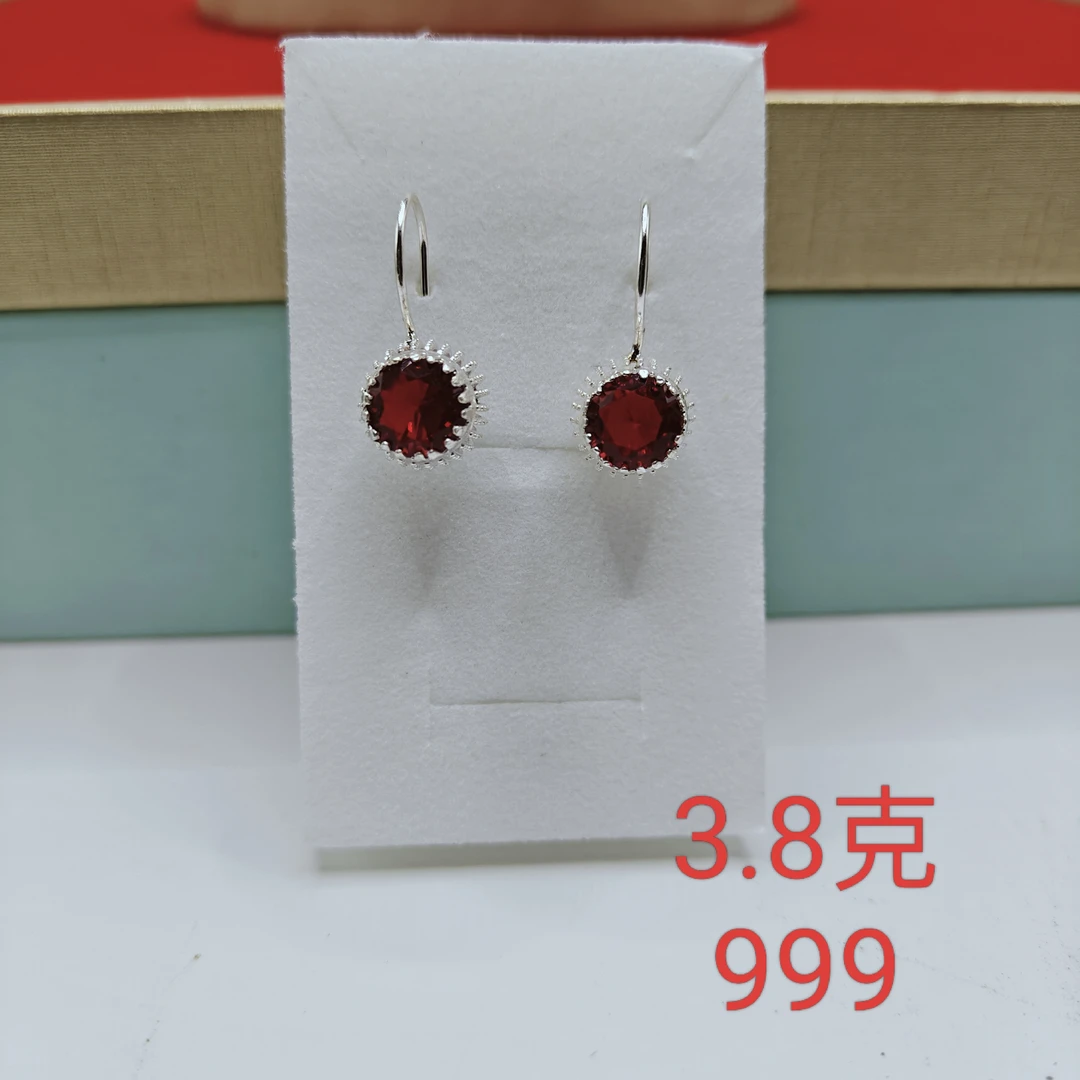 足银耳饰 BAYLIKKMUXLIRY时尚女款耳环0.24