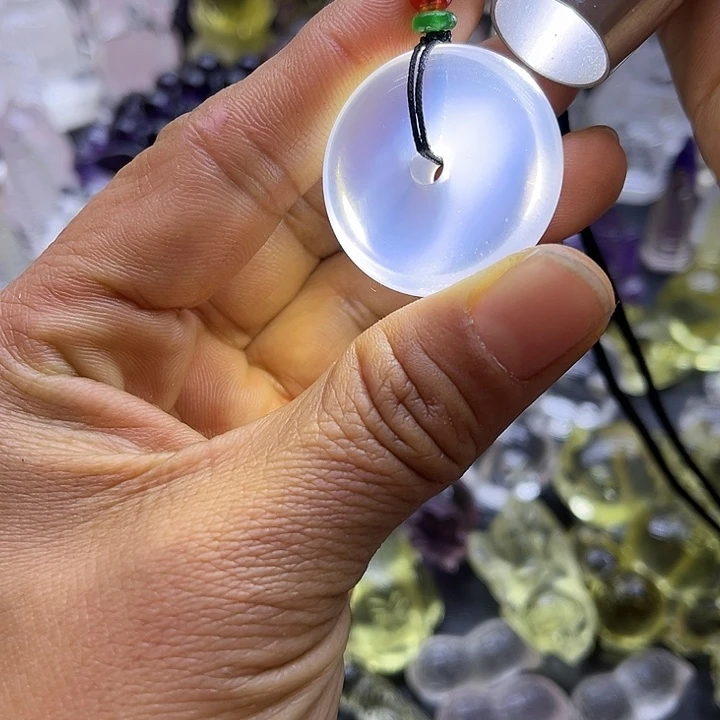 水晶摆件未镶嵌吊坠