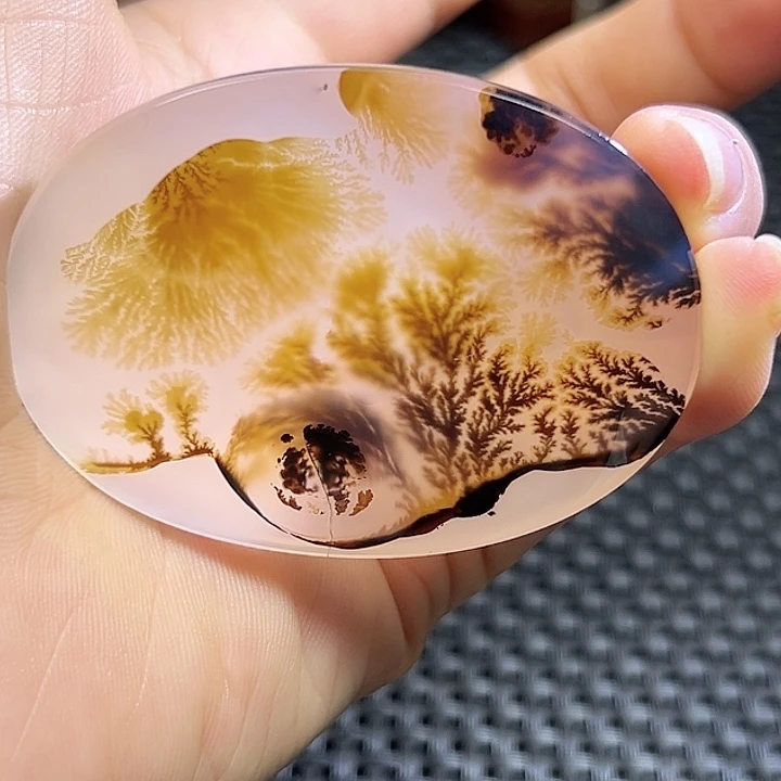 清***来玛瑙/玉髓未镶嵌珠宝半成品