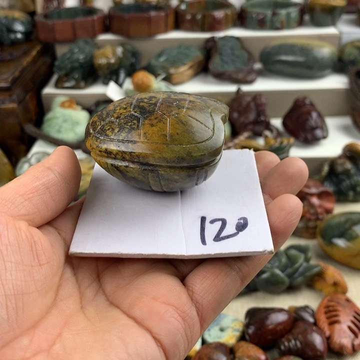 岫岩河磨玉（透闪石质玉）未镶嵌珠宝奇石
