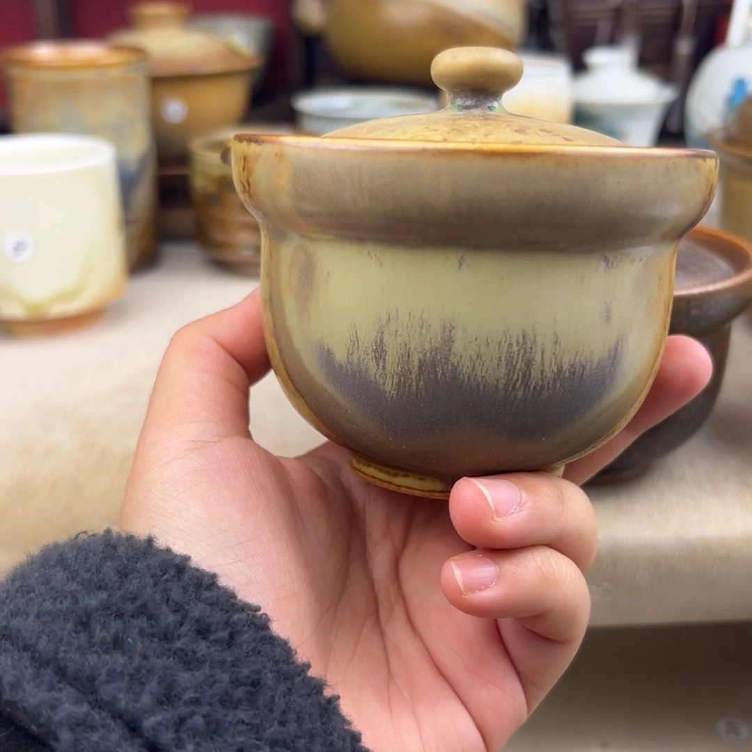 杯纯手工柴烧主人杯