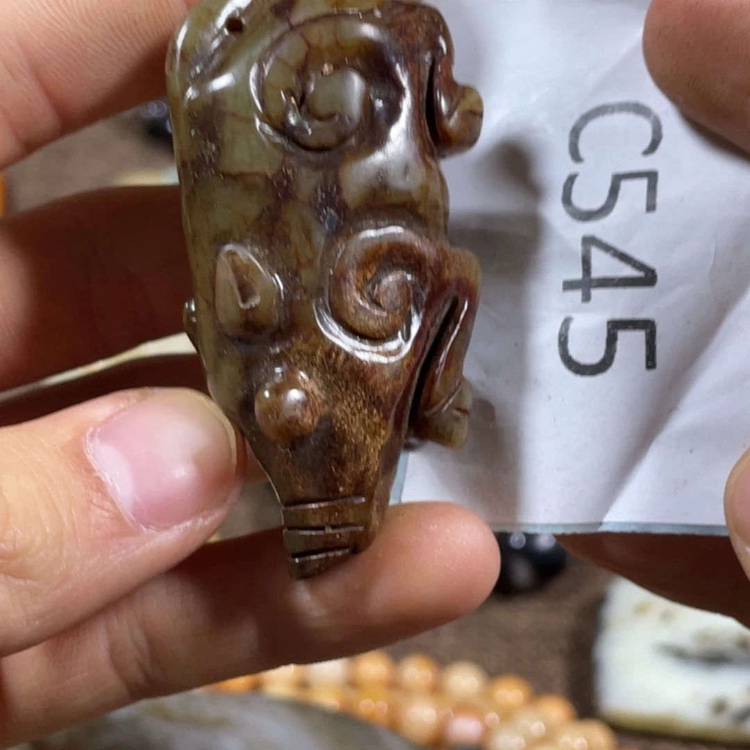 和田玉未镶嵌吊坠(不含链)