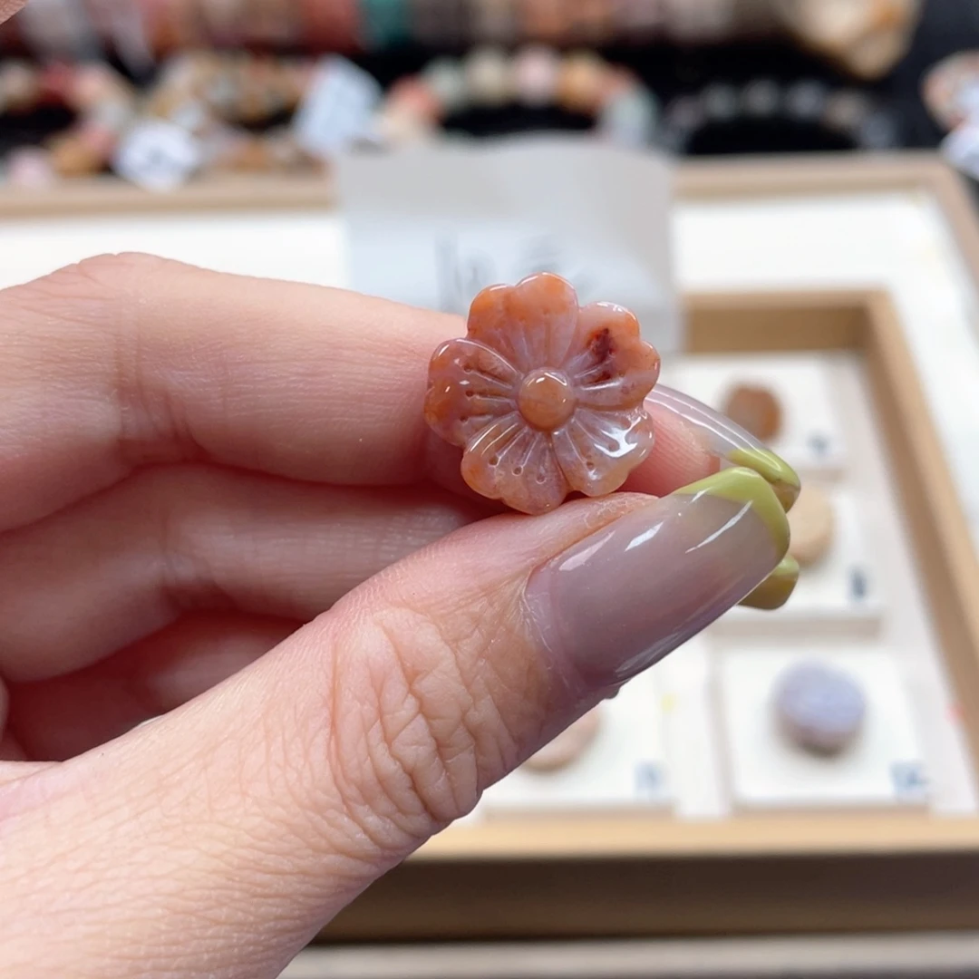 硅化珊瑚（珊瑚玉）手链未镶嵌小*196