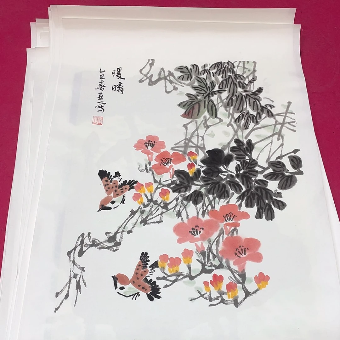 国画1.4平尺国画作品