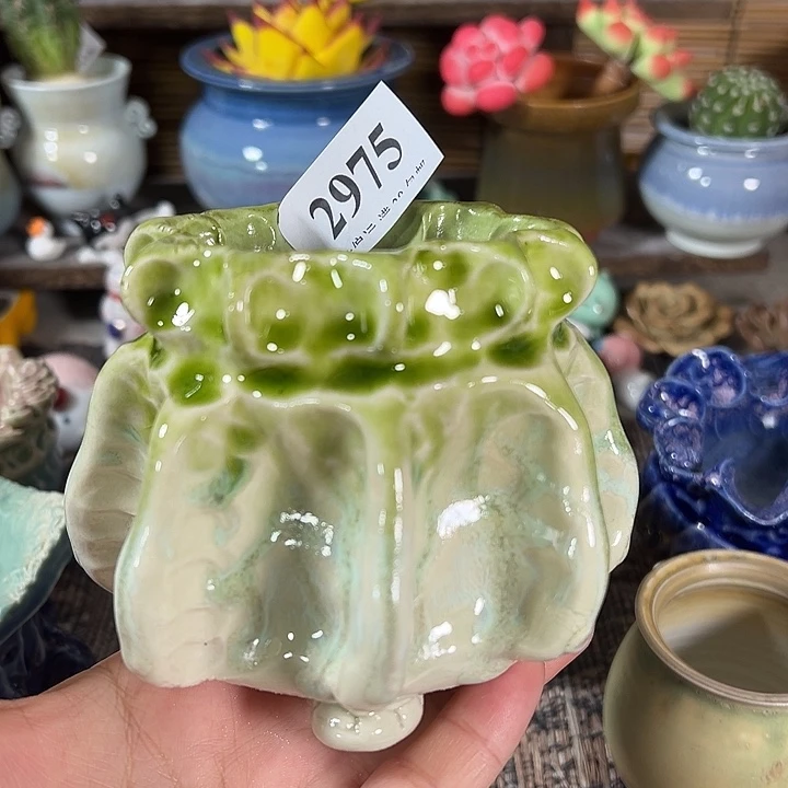 口6高8 手工花盆满30包邮