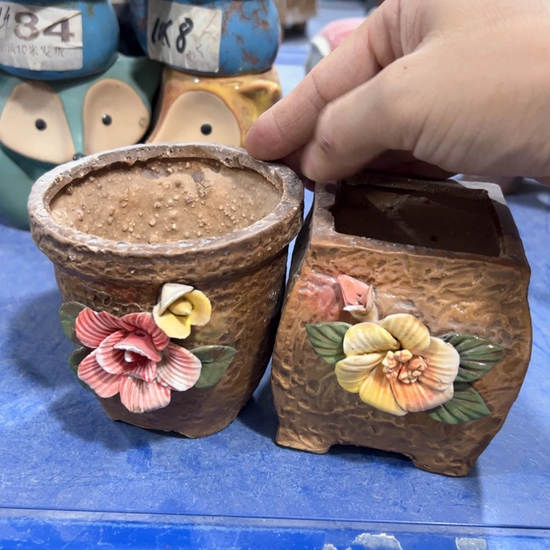 陶瓷多肉小花盆@@68