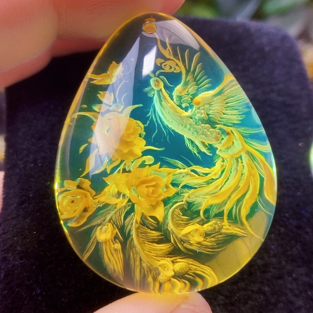 金珀未镶嵌吊坠(不含链)