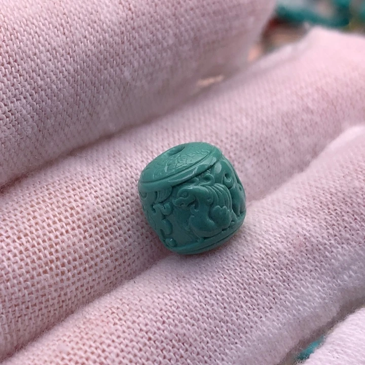 绿松石未镶嵌湖北天然原矿绿松石10