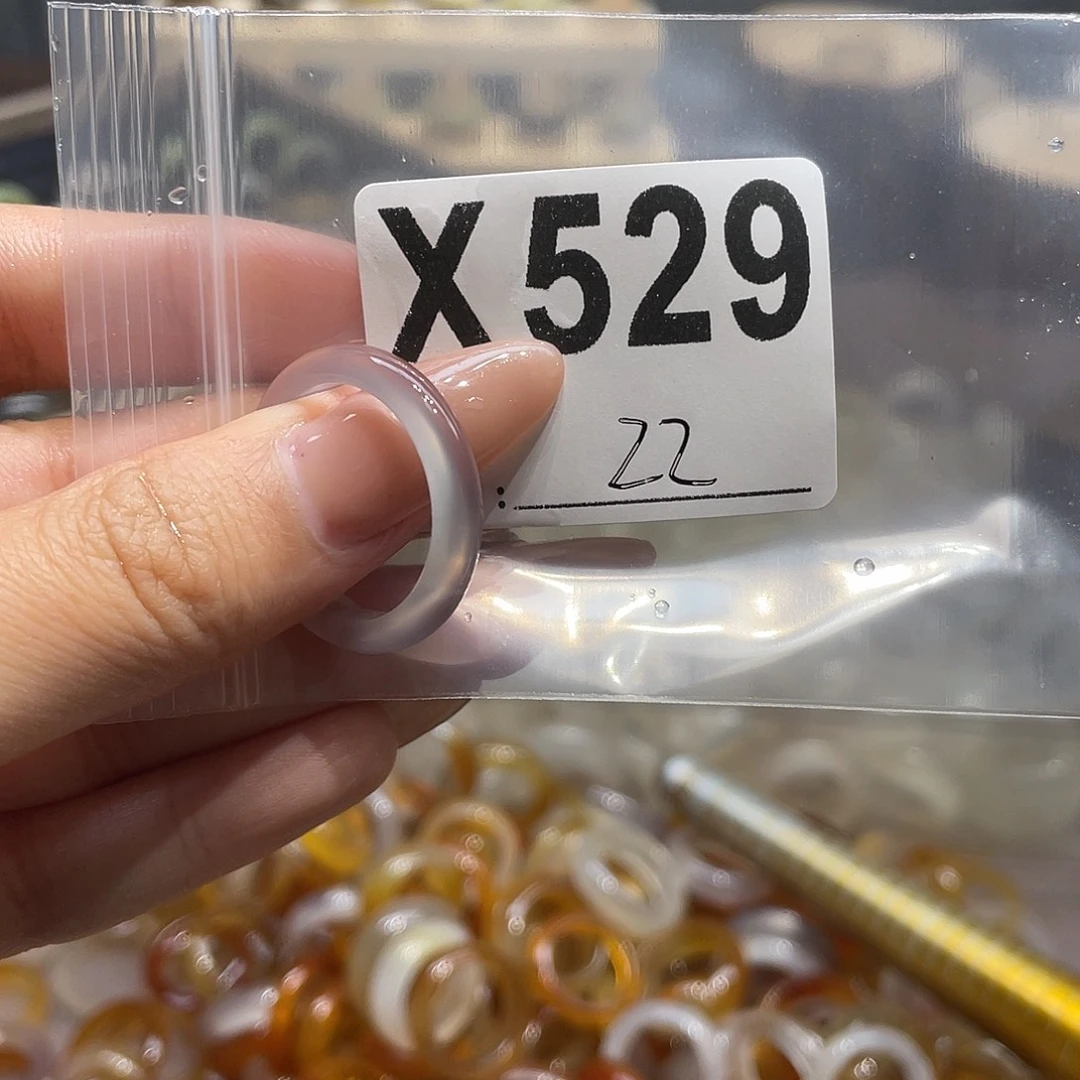 玛瑙/玉髓未镶嵌戒指529