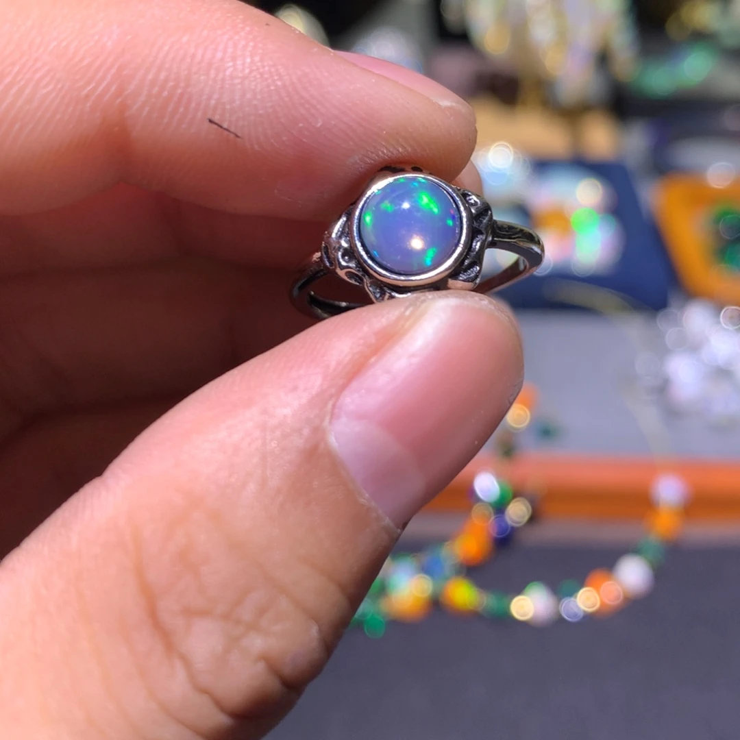 欧泊合金欧泊戒指