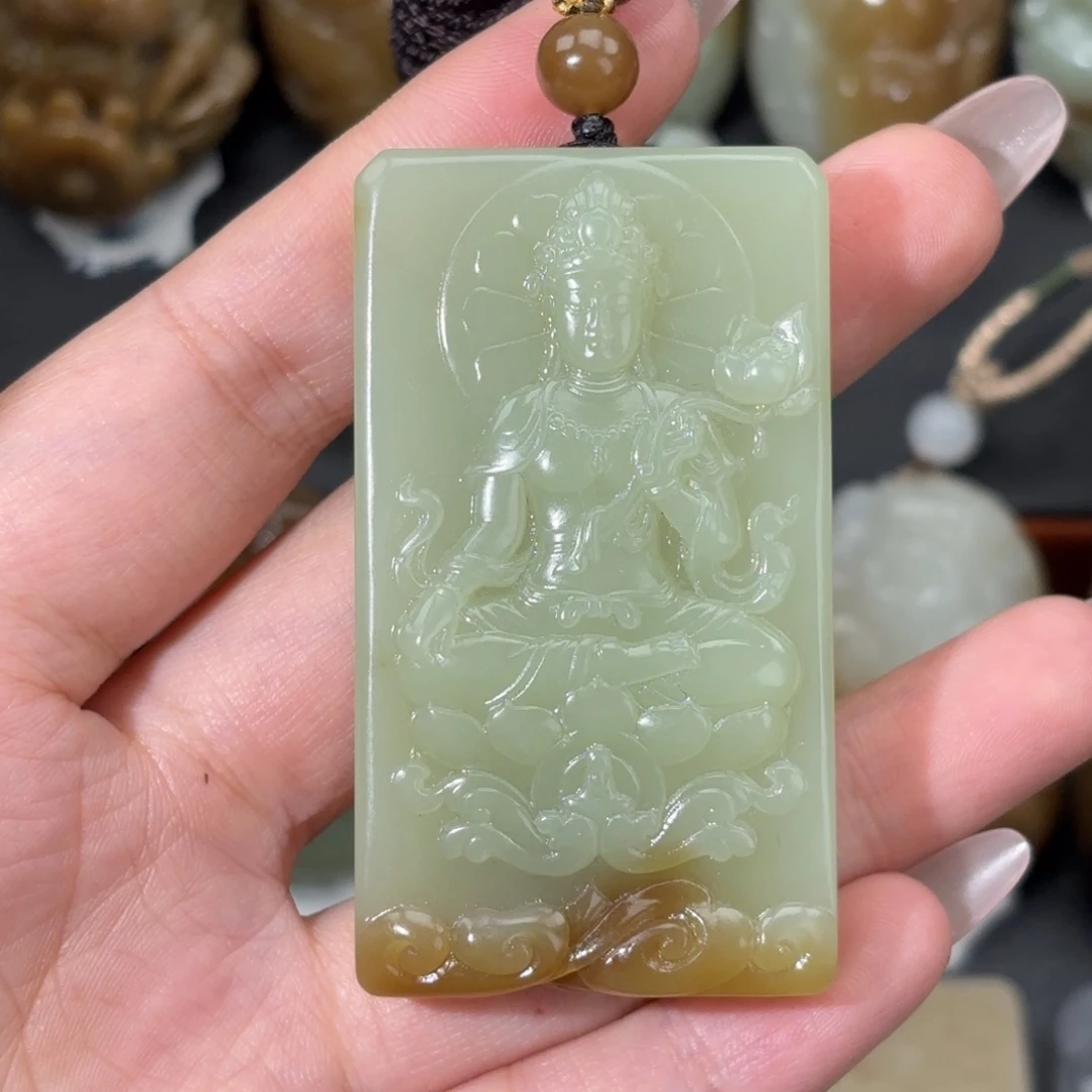 智***尊和田玉未镶嵌颈饰