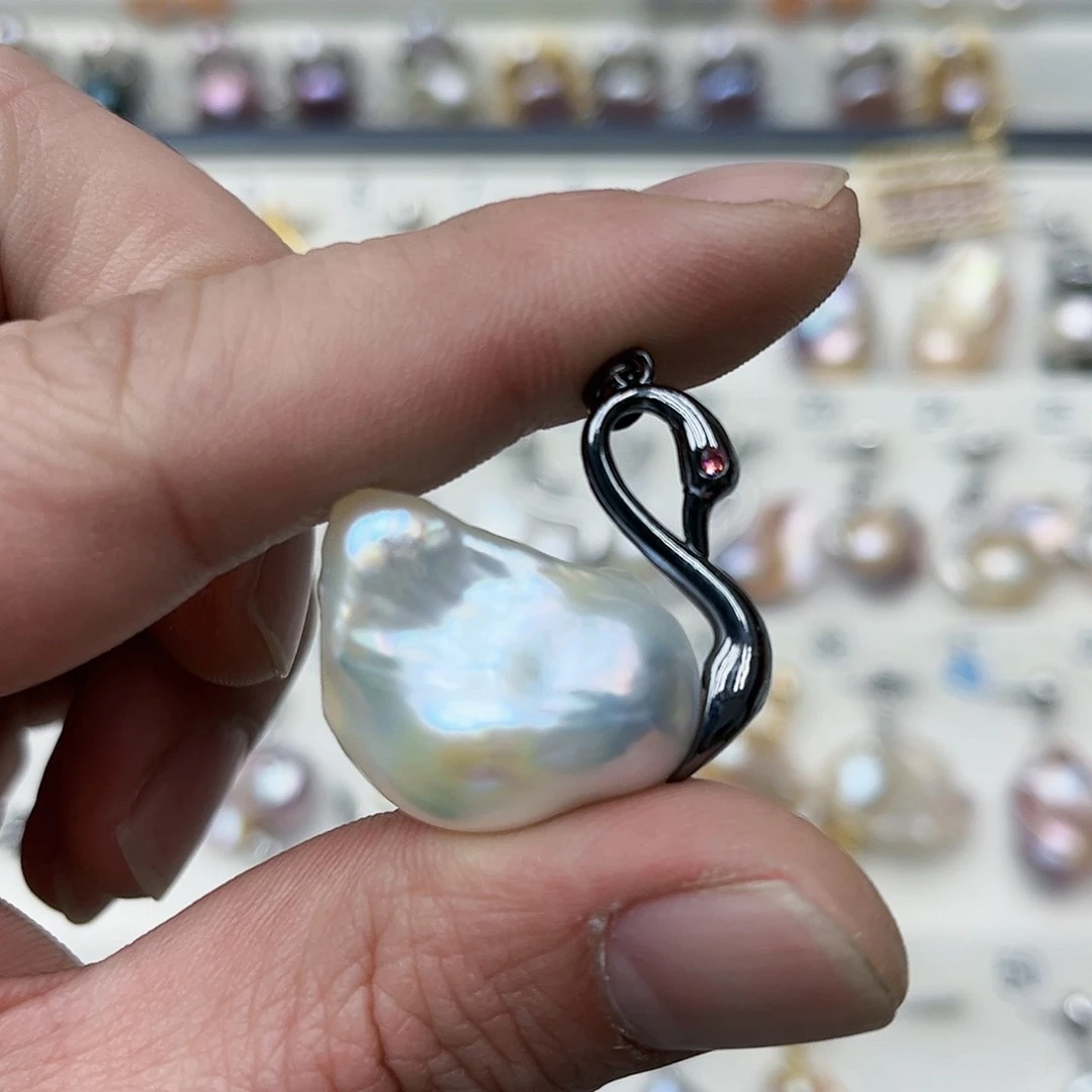 淡水珍珠吊坠(不含链)未镶嵌04