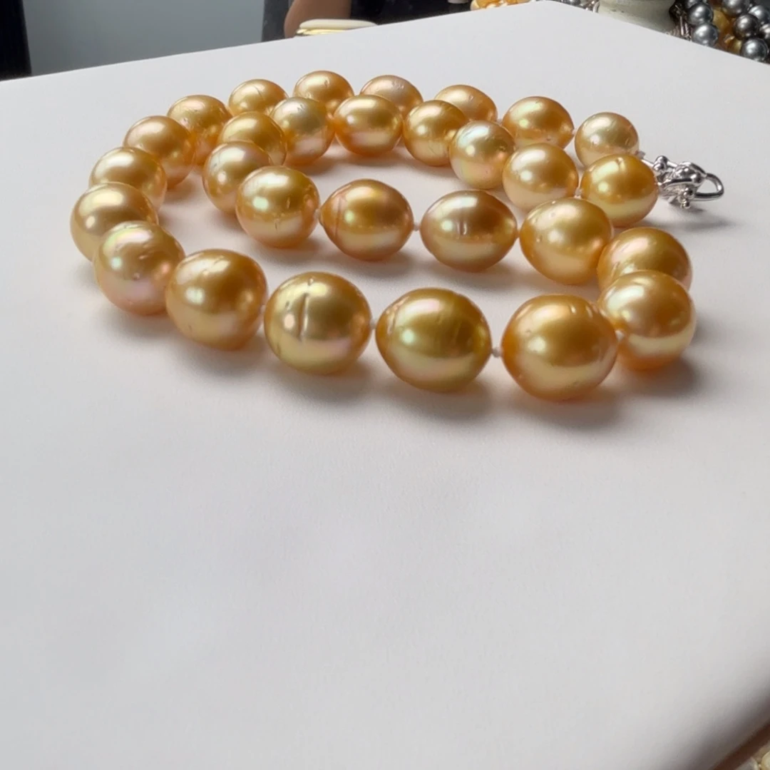 海水珍珠颈饰银S925镶嵌