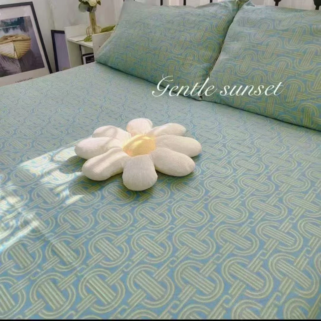 （三件套）加厚款生姜暖绒磨毛保暖床单三件套（总）